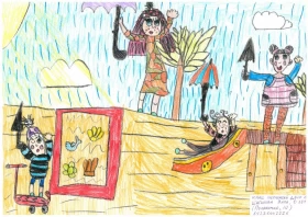 Конкурс детского рисунка "Наш любимый двор"